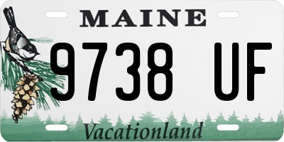 ME license plate 9738UF