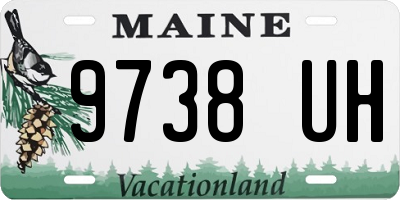ME license plate 9738UH