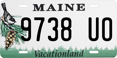 ME license plate 9738UO