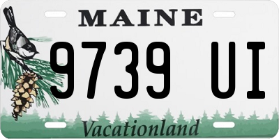 ME license plate 9739UI