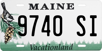 ME license plate 9740SI