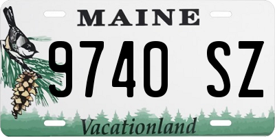 ME license plate 9740SZ