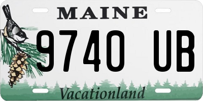 ME license plate 9740UB