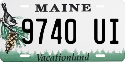 ME license plate 9740UI