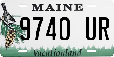 ME license plate 9740UR