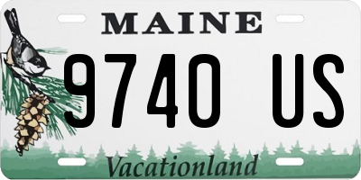 ME license plate 9740US