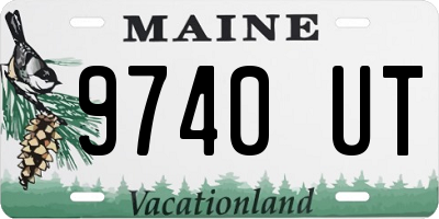 ME license plate 9740UT