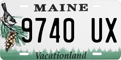 ME license plate 9740UX