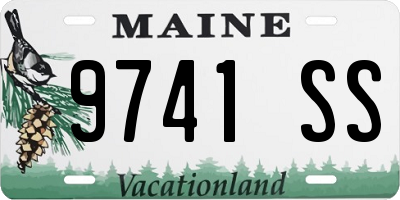 ME license plate 9741SS