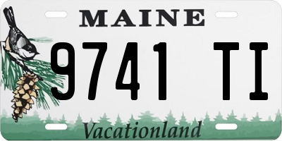 ME license plate 9741TI