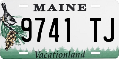 ME license plate 9741TJ