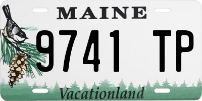 ME license plate 9741TP