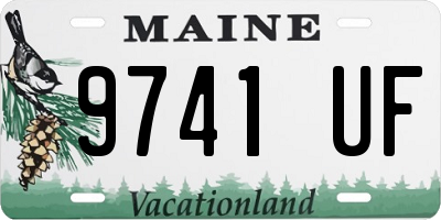 ME license plate 9741UF