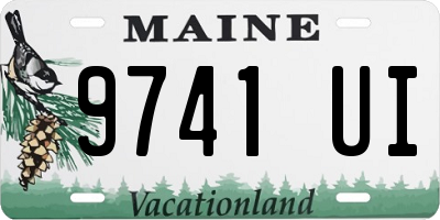ME license plate 9741UI