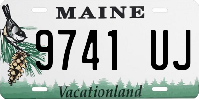 ME license plate 9741UJ