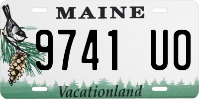ME license plate 9741UO