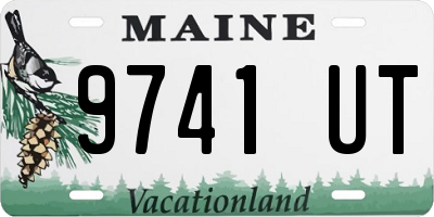 ME license plate 9741UT