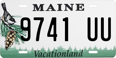 ME license plate 9741UU