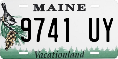 ME license plate 9741UY