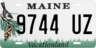 ME license plate 9744UZ
