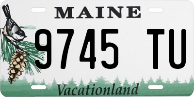 ME license plate 9745TU