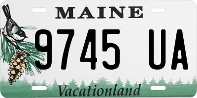 ME license plate 9745UA