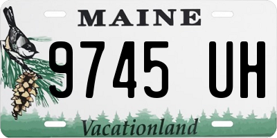 ME license plate 9745UH