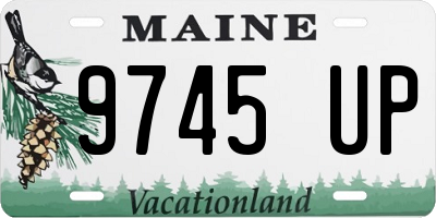 ME license plate 9745UP