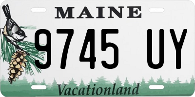 ME license plate 9745UY