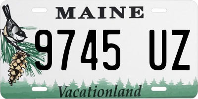 ME license plate 9745UZ