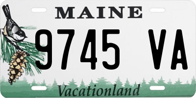 ME license plate 9745VA