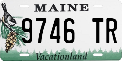 ME license plate 9746TR