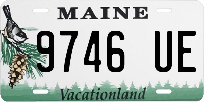 ME license plate 9746UE
