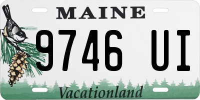 ME license plate 9746UI