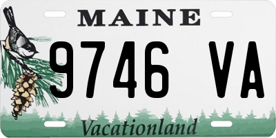 ME license plate 9746VA