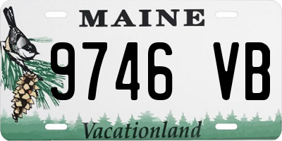 ME license plate 9746VB