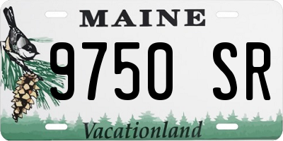 ME license plate 9750SR