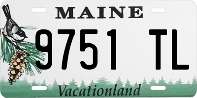 ME license plate 9751TL