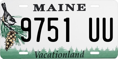 ME license plate 9751UU