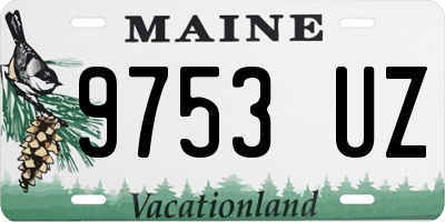 ME license plate 9753UZ