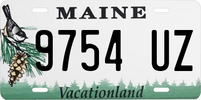 ME license plate 9754UZ