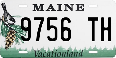 ME license plate 9756TH