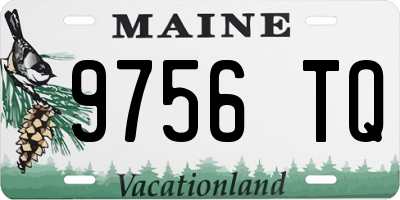 ME license plate 9756TQ