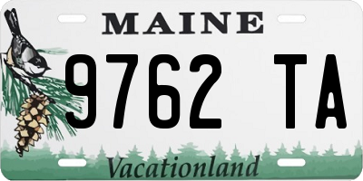 ME license plate 9762TA