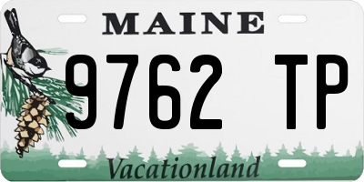 ME license plate 9762TP