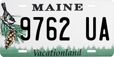 ME license plate 9762UA