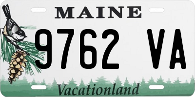 ME license plate 9762VA