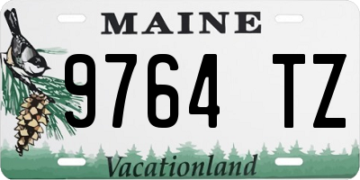 ME license plate 9764TZ