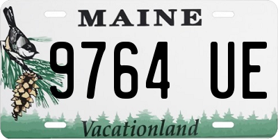 ME license plate 9764UE