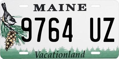 ME license plate 9764UZ
